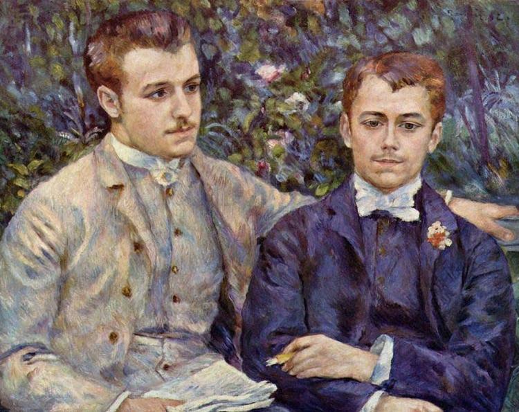 Pierre-Auguste Renoir Portrait of Charles and Georges Durand Ruel, China oil painting art
